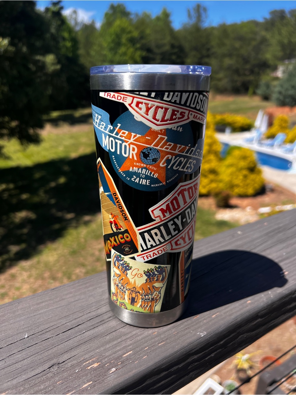 Harley-Davidson stainless steel insulated travel tumbler
